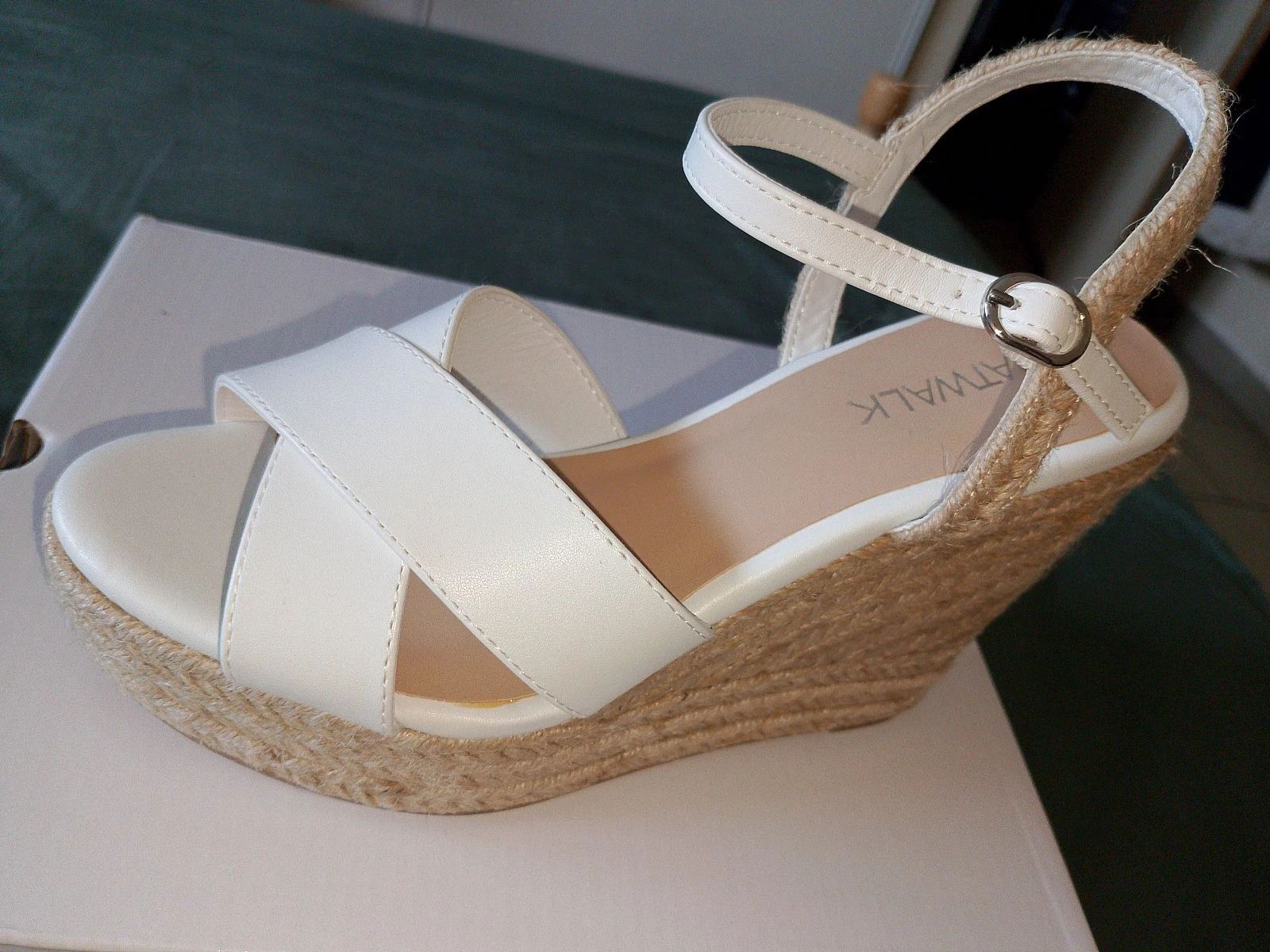 Witte sandalen met sleehak van Catwalk - Maat 36 - Nieuw – photo 4